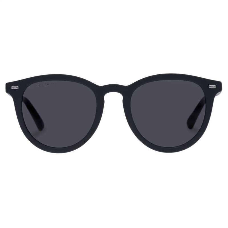 Le Specs Fire Starter Black Rubber Polarised Sunglasses image number 1